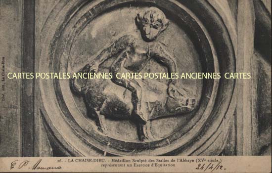 Cartes postales anciennes > CARTES POSTALES > carte postale ancienne > cartes-postales-ancienne.com Haute loire  La Chaise Dieu