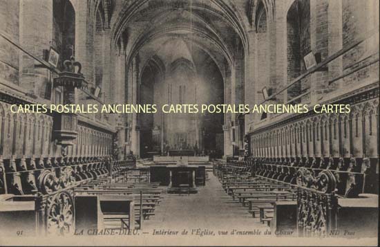 Cartes postales anciennes > CARTES POSTALES > carte postale ancienne > cartes-postales-ancienne.com Haute loire  La Chaise Dieu