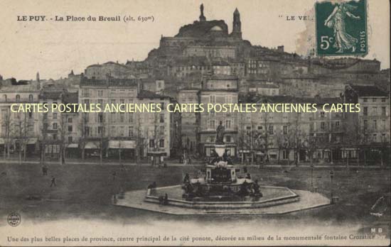 Cartes postales anciennes > CARTES POSTALES > carte postale ancienne > cartes-postales-ancienne.com Haute loire  Le Puy En Velay
