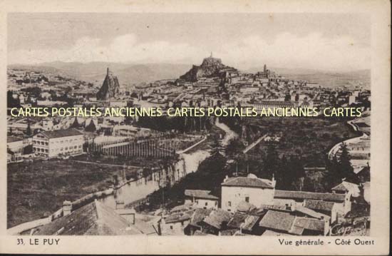 Cartes postales anciennes > CARTES POSTALES > carte postale ancienne > cartes-postales-ancienne.com Haute loire  Le Puy En Velay