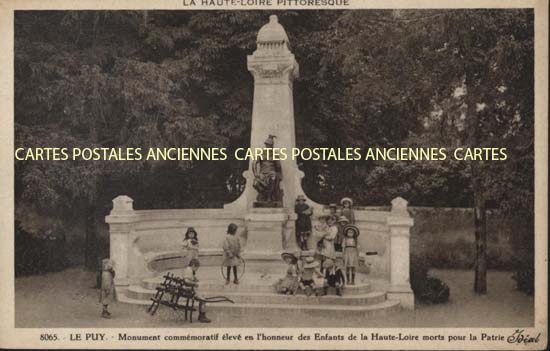 Cartes postales anciennes > CARTES POSTALES > carte postale ancienne > cartes-postales-ancienne.com Haute loire  Le Puy En Velay