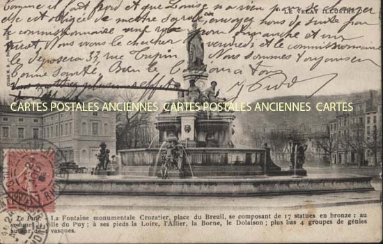 Cartes postales anciennes > CARTES POSTALES > carte postale ancienne > cartes-postales-ancienne.com Haute loire  Le Puy En Velay
