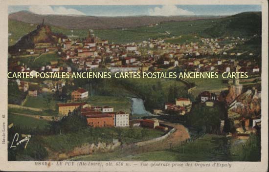 Cartes postales anciennes > CARTES POSTALES > carte postale ancienne > cartes-postales-ancienne.com Haute loire  Le Puy En Velay