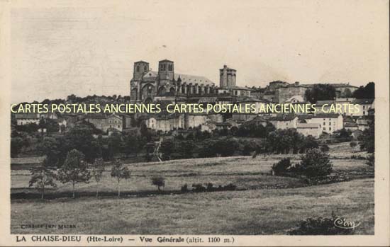 Cartes postales anciennes > CARTES POSTALES > carte postale ancienne > cartes-postales-ancienne.com Haute loire  La Chaise Dieu