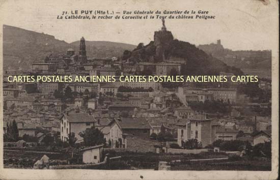 Cartes postales anciennes > CARTES POSTALES > carte postale ancienne > cartes-postales-ancienne.com Haute loire  Le Puy En Velay