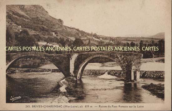 Cartes postales anciennes > CARTES POSTALES > carte postale ancienne > cartes-postales-ancienne.com Auvergne rhone alpes Haute loire Brives Charensac