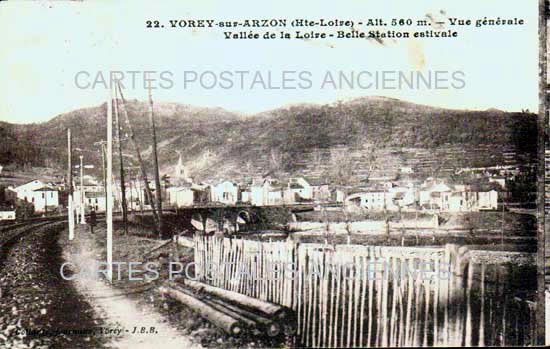 Cartes postales anciennes > CARTES POSTALES > carte postale ancienne > cartes-postales-ancienne.com Auvergne rhone alpes Haute loire Vorey