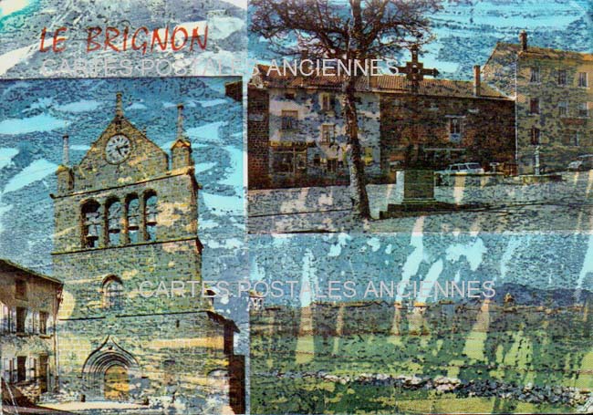 Cartes postales anciennes > CARTES POSTALES > carte postale ancienne > cartes-postales-ancienne.com Auvergne rhone alpes Haute loire Le Brignon