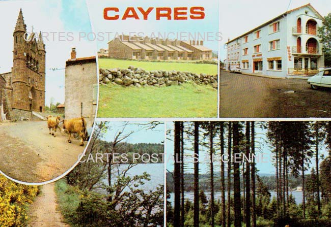 Cartes postales anciennes > CARTES POSTALES > carte postale ancienne > cartes-postales-ancienne.com Auvergne rhone alpes Haute loire Cayres