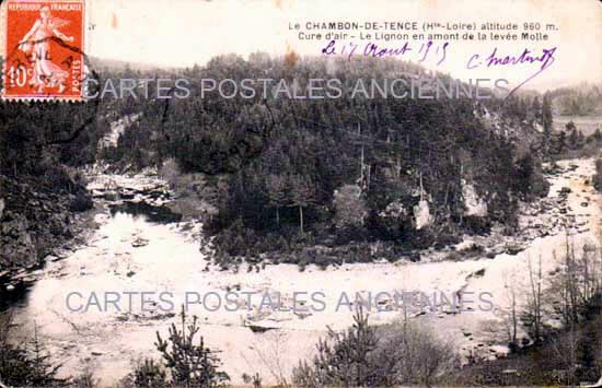 Cartes postales anciennes > CARTES POSTALES > carte postale ancienne > cartes-postales-ancienne.com Auvergne rhone alpes Haute loire Le Mas De Tence