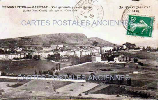 Cartes postales anciennes > CARTES POSTALES > carte postale ancienne > cartes-postales-ancienne.com Auvergne rhone alpes Haute loire Le Monastier Sur Gazeille