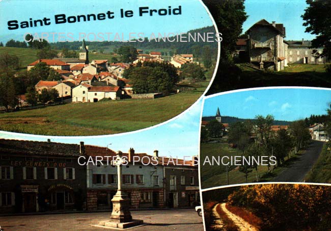 Cartes postales anciennes > CARTES POSTALES > carte postale ancienne > cartes-postales-ancienne.com Auvergne rhone alpes Haute loire Saint Bonnet Le Froid