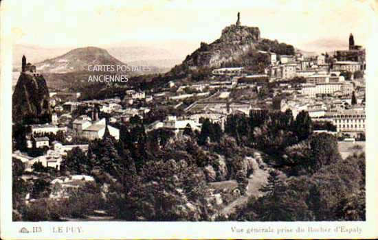 Cartes postales anciennes > CARTES POSTALES > carte postale ancienne > cartes-postales-ancienne.com Haute loire  Le Puy En Velay
