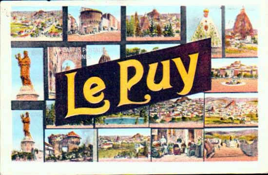 Cartes postales anciennes > CARTES POSTALES > carte postale ancienne > cartes-postales-ancienne.com Haute loire  Le Puy En Velay