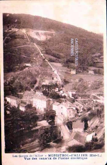 Cartes postales anciennes > CARTES POSTALES > carte postale ancienne > cartes-postales-ancienne.com Auvergne rhone alpes Haute loire Monistrol D Allier