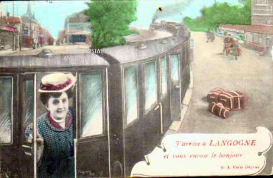 Cartes postales anciennes > CARTES POSTALES > carte postale ancienne > cartes-postales-ancienne.com Occitanie Lozere Langogne