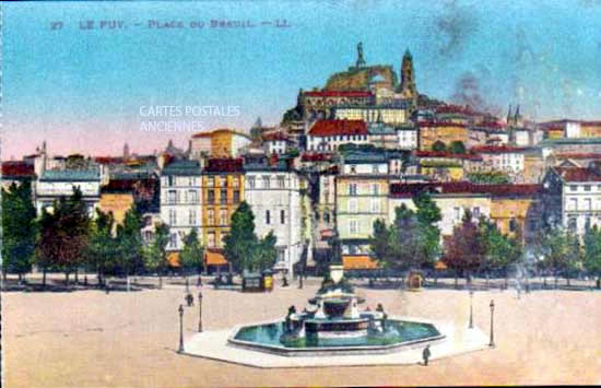 Cartes postales anciennes > CARTES POSTALES > carte postale ancienne > cartes-postales-ancienne.com Haute loire  Le Puy En Velay