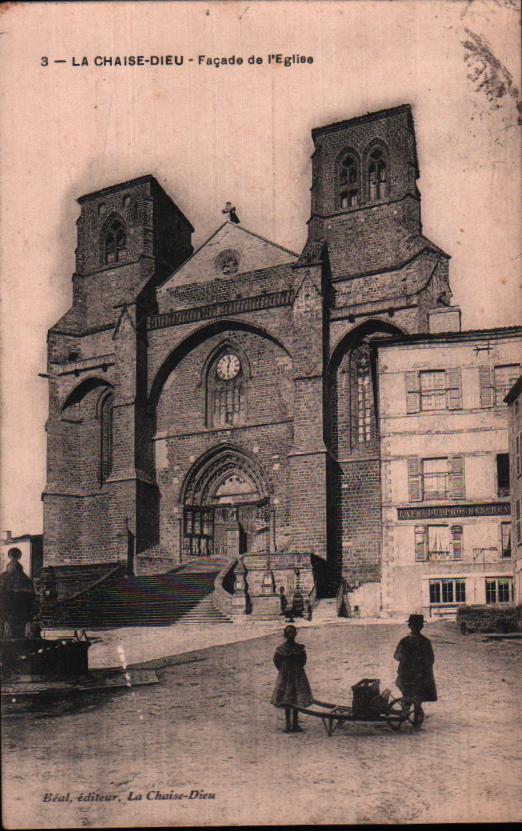 Cartes postales anciennes > CARTES POSTALES > carte postale ancienne > cartes-postales-ancienne.com Auvergne rhone alpes Haute loire La Chaise Dieu