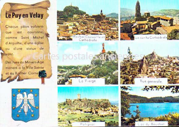 Cartes postales anciennes > CARTES POSTALES > carte postale ancienne > cartes-postales-ancienne.com Auvergne rhone alpes Haute loire Le Puy En Velay