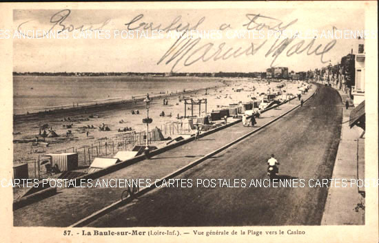 Cartes postales anciennes > CARTES POSTALES > carte postale ancienne > cartes-postales-ancienne.com Pays de la loire Loire atlantique La Baule Escoublac