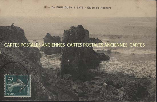 Cartes postales anciennes > CARTES POSTALES > carte postale ancienne > cartes-postales-ancienne.com Loire atlantique  Batz Sur Mer