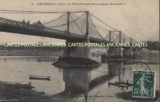 Cartes postales anciennes > CARTES POSTALES > carte postale ancienne > cartes-postales-ancienne.com Pays de la loire Loire atlantique Ancenis