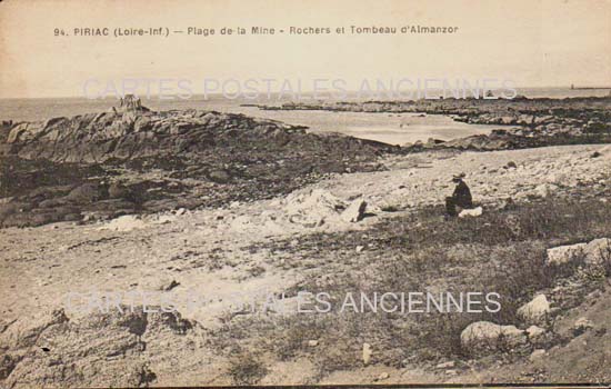 Cartes postales anciennes > CARTES POSTALES > carte postale ancienne > cartes-postales-ancienne.com Loire atlantique 44 Piriac Sur Mer
