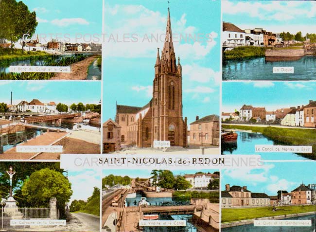 Cartes postales anciennes > CARTES POSTALES > carte postale ancienne > cartes-postales-ancienne.com Pays de la loire Saint Nicolas De Redon