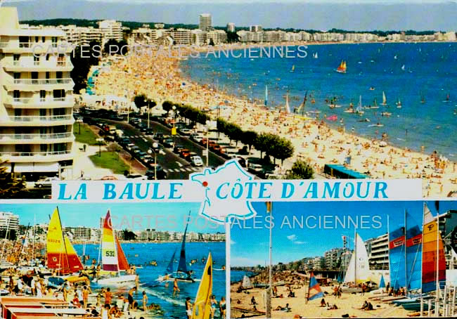 Cartes postales anciennes > CARTES POSTALES > carte postale ancienne > cartes-postales-ancienne.com Pays de la loire La Baule Escoublac