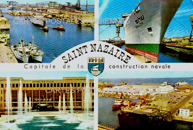 Cartes postales anciennes > CARTES POSTALES > carte postale ancienne > cartes-postales-ancienne.com Pays de la loire Loire atlantique Saint Nazaire