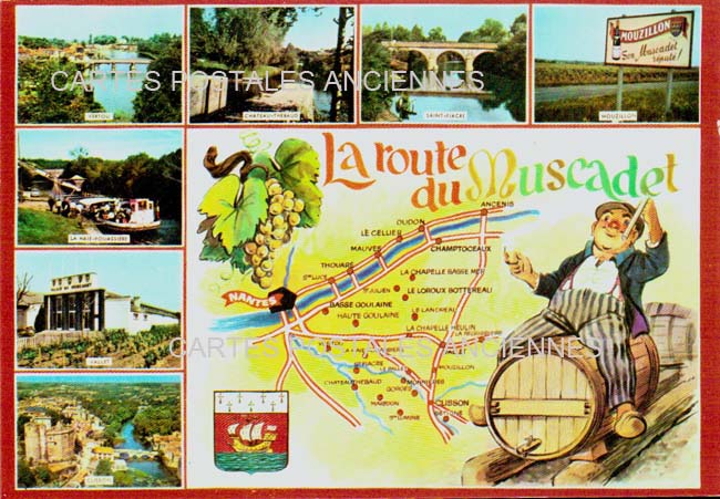 Cartes postales anciennes > CARTES POSTALES > carte postale ancienne > cartes-postales-ancienne.com Pays de la loire Loire atlantique Mouzillon