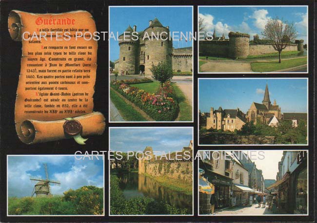 Cartes postales anciennes > CARTES POSTALES > carte postale ancienne > cartes-postales-ancienne.com Pays de la loire Loire atlantique Guerande