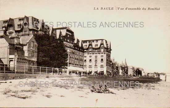 Cartes postales anciennes > CARTES POSTALES > carte postale ancienne > cartes-postales-ancienne.com Pays de la loire La Baule Escoublac