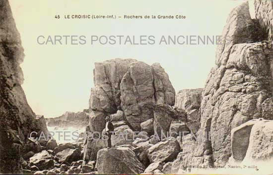 Cartes postales anciennes > CARTES POSTALES > carte postale ancienne > cartes-postales-ancienne.com Pays de la loire Le Croisic