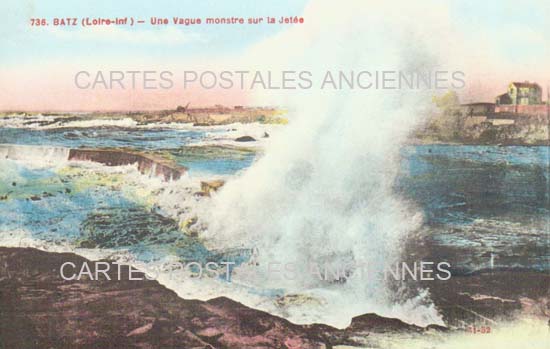 Cartes postales anciennes > CARTES POSTALES > carte postale ancienne > cartes-postales-ancienne.com Pays de la loire Loire atlantique Batz Sur Mer