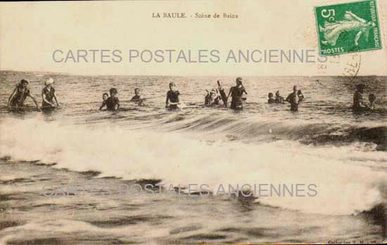 Cartes postales anciennes > CARTES POSTALES > carte postale ancienne > cartes-postales-ancienne.com Pays de la loire La Baule Escoublac