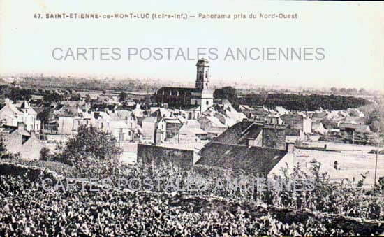 Cartes postales anciennes > CARTES POSTALES > carte postale ancienne > cartes-postales-ancienne.com Pays de la loire Loire atlantique Saint Etienne De Montluc