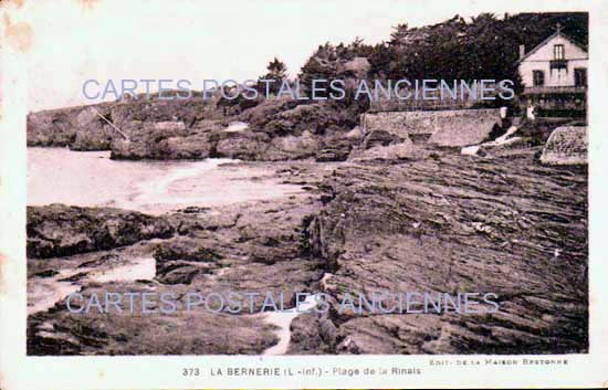 Cartes postales anciennes > CARTES POSTALES > carte postale ancienne > cartes-postales-ancienne.com Pays de la loire Loire atlantique La Bernerie En Retz