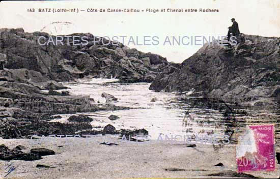 Cartes postales anciennes > CARTES POSTALES > carte postale ancienne > cartes-postales-ancienne.com Loire atlantique  Batz Sur Mer