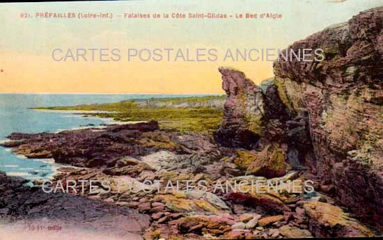 Cartes postales anciennes > CARTES POSTALES > carte postale ancienne > cartes-postales-ancienne.com Pays de la loire Loire atlantique Prefailles