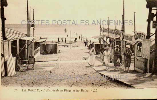 Cartes postales anciennes > CARTES POSTALES > carte postale ancienne > cartes-postales-ancienne.com Loire atlantique  La Baule Escoublac