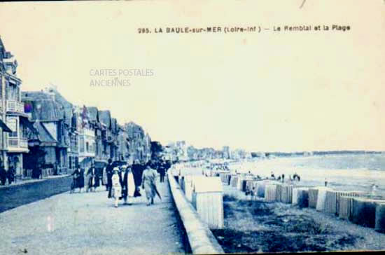 Cartes postales anciennes > CARTES POSTALES > carte postale ancienne > cartes-postales-ancienne.com Loire atlantique  La Baule Escoublac