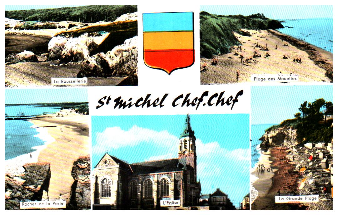 Cartes postales anciennes > CARTES POSTALES > carte postale ancienne > cartes-postales-ancienne.com Loire atlantique  Saint-Michel Chef-Chef