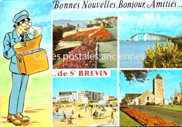 Cartes postales anciennes > CARTES POSTALES > carte postale ancienne > cartes-postales-ancienne.com Pays de la loire Loire atlantique Saint-Brevin-l'Ocean