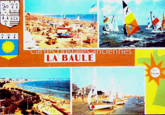 Cartes postales anciennes > CARTES POSTALES > carte postale ancienne > cartes-postales-ancienne.com Pays de la loire La Baule Escoublac