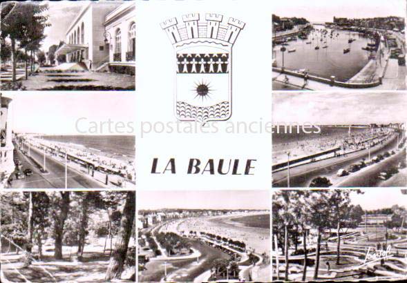 Cartes postales anciennes > CARTES POSTALES > carte postale ancienne > cartes-postales-ancienne.com Pays de la loire La Baule Escoublac