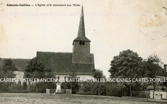 Cartes postales anciennes > CARTES POSTALES > carte postale ancienne > cartes-postales-ancienne.com Centre val de loire  Loiret Lion En Sullias