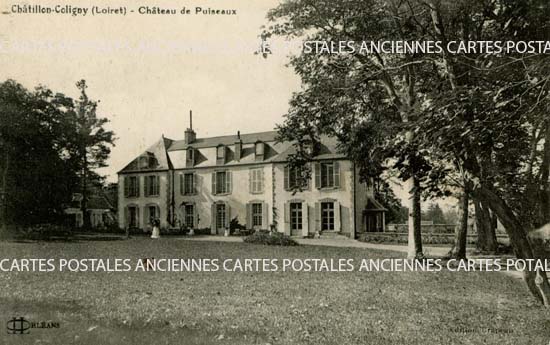 Cartes postales anciennes > CARTES POSTALES > carte postale ancienne > cartes-postales-ancienne.com Centre val de loire  Loiret Chatillon Coligny