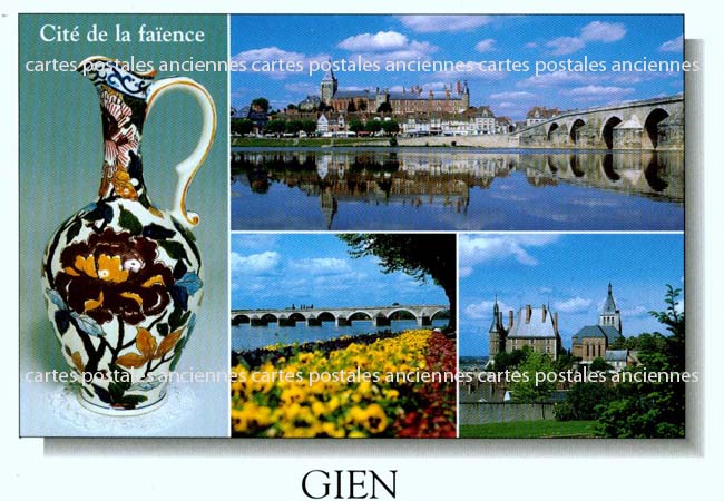 Cartes postales anciennes > CARTES POSTALES > carte postale ancienne > cartes-postales-ancienne.com Centre val de loire  Loiret Gien