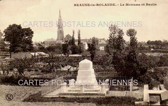 Cartes postales anciennes > CARTES POSTALES > carte postale ancienne > cartes-postales-ancienne.com Centre val de loire  Loiret Beaune La Rolande